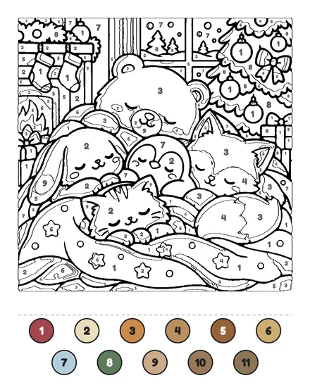 Goodnight, Christmas Eve coloring page
